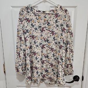 Falls Creek Multicolor Floral Blouse